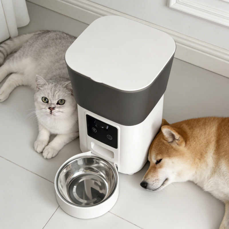 Smart Pet Feeder with Camera – 3.5L Automatic Dog & Cat Food Dispenser, WiFi Monitoring, Detachable Design