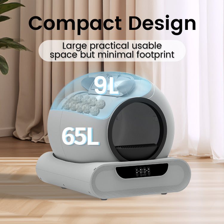 Automatic Self-Cleaning Cat Litter Box – Smart Cat Toilet with Digital Control, Stain-Resistant Design